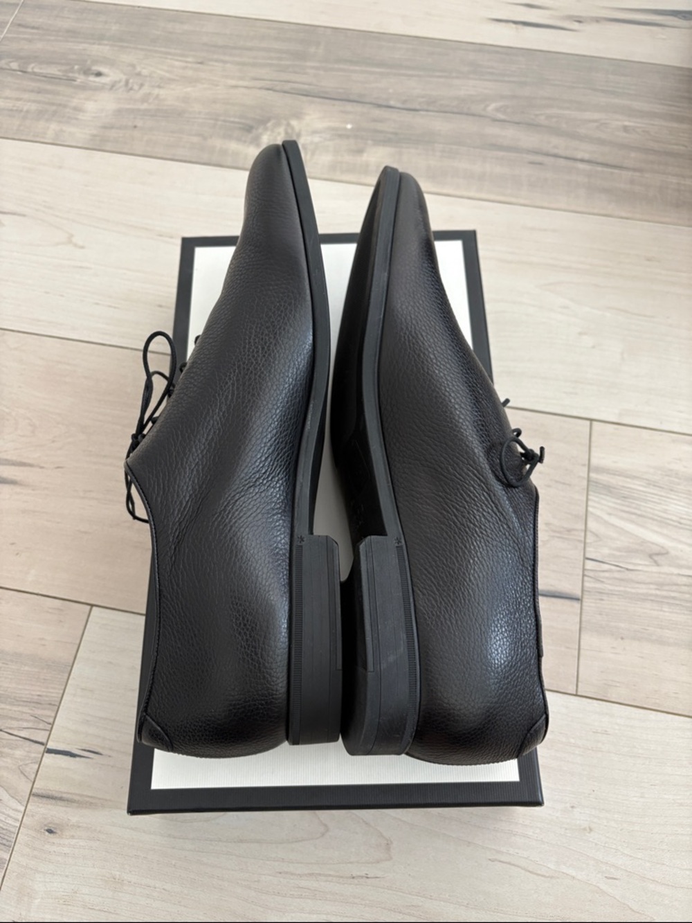 NEW Gucci Kenya Old Nero leather dress shoe - Picture 4 of 9